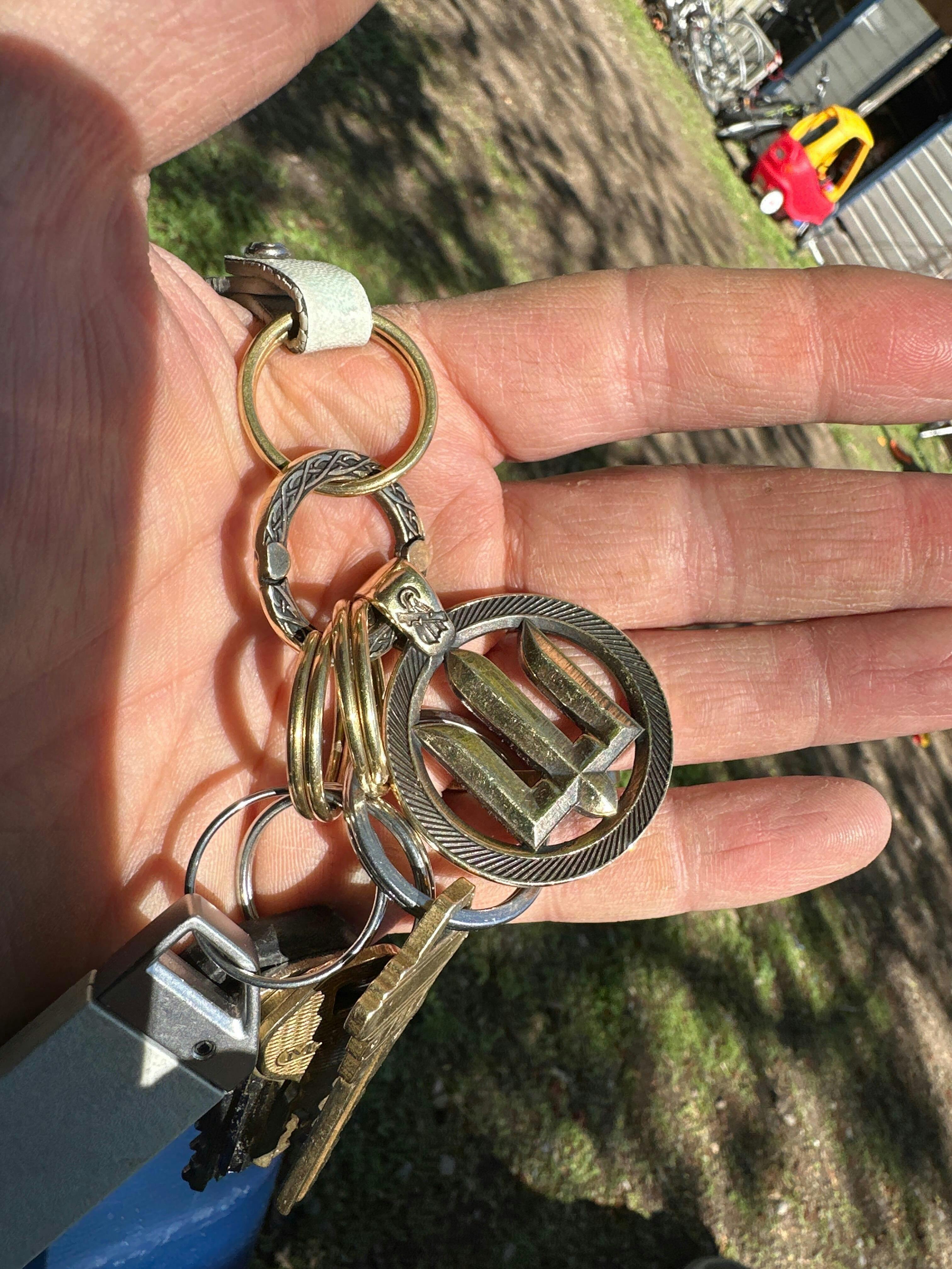 Tryzub - Keychain (Recycled Artillery Shells) – Saint Javelin