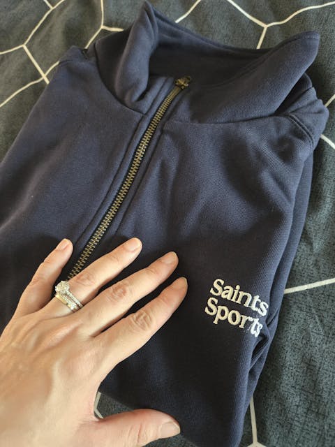 Penrose Half Zip Sweatshirt - Navy Blue