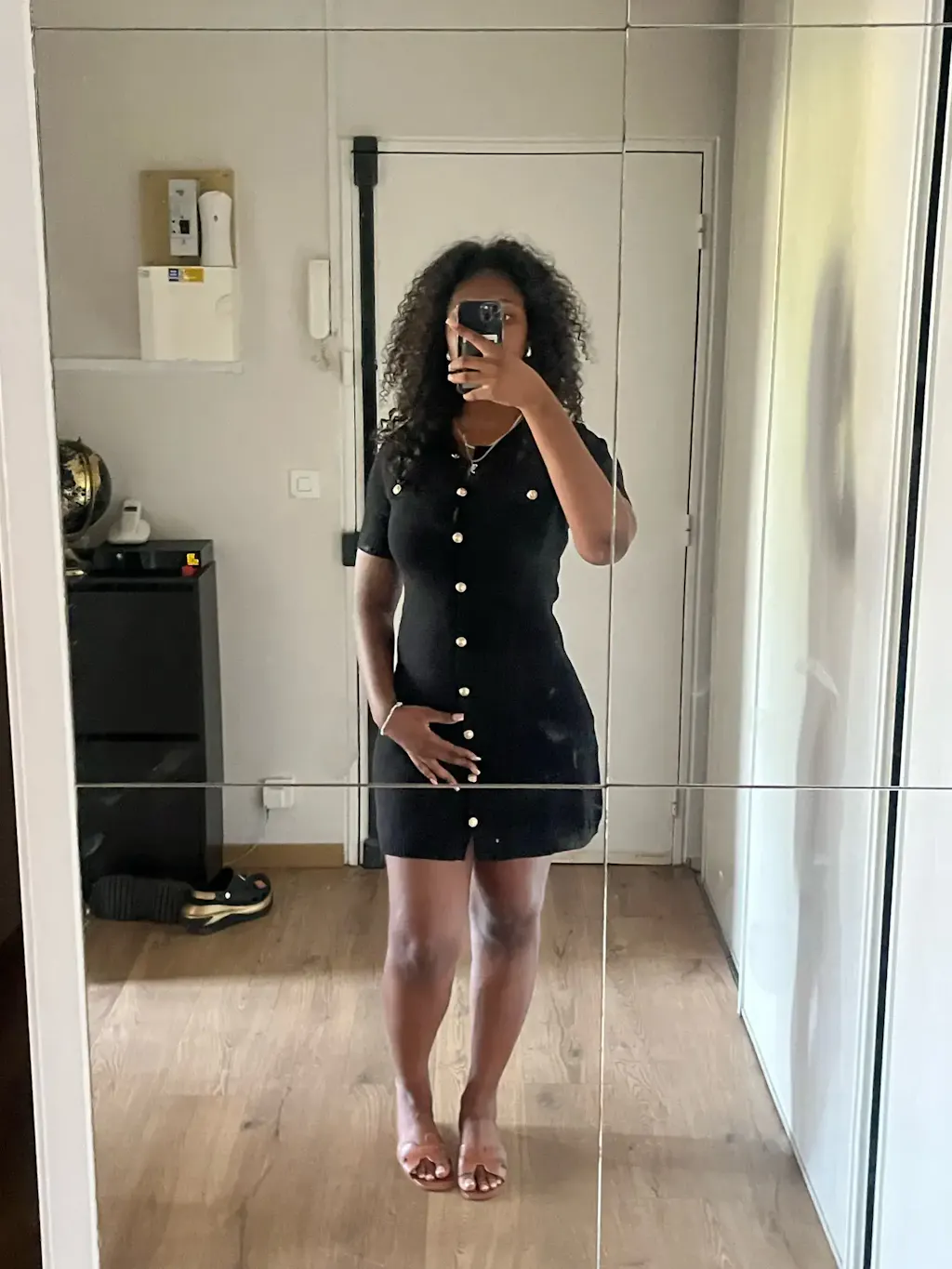 Ribbed Knit Mini Dress customer photo