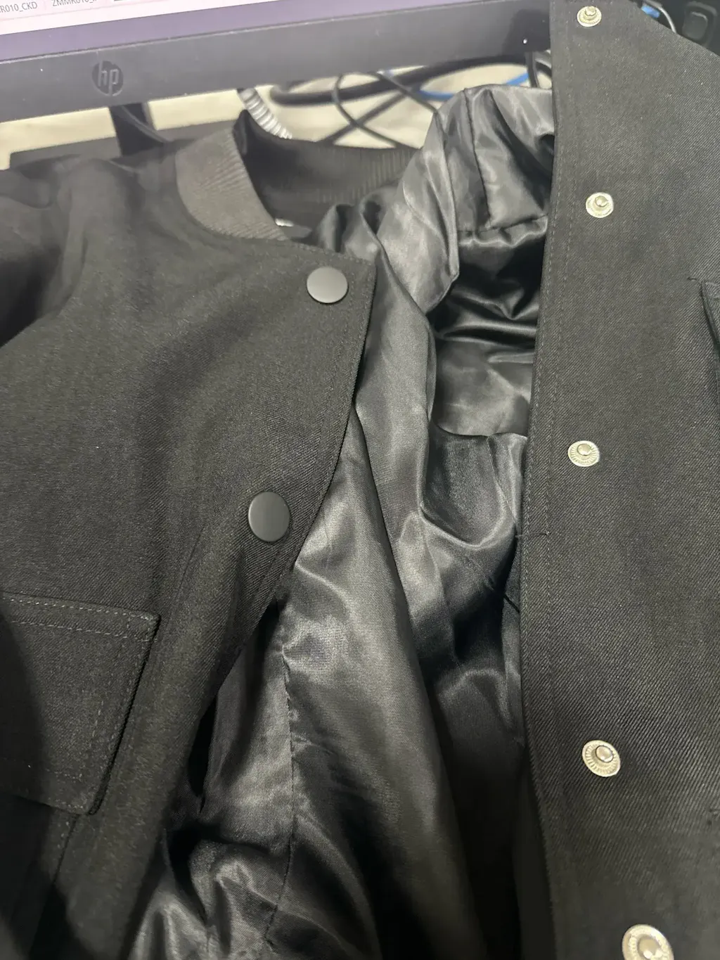Cropped Bomber Jacket customer photo