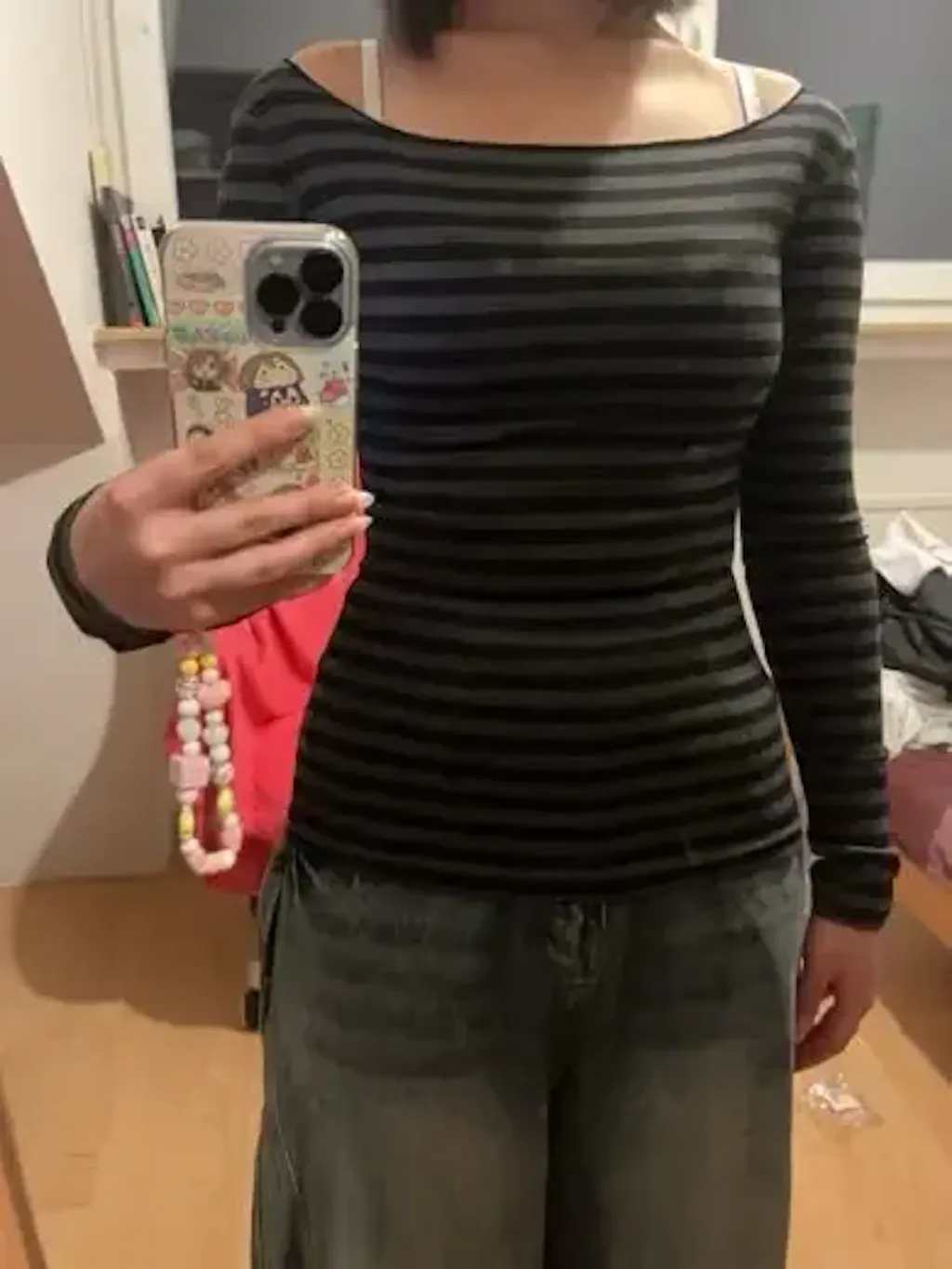 Striped Layered Long Sleeve Top customer photo