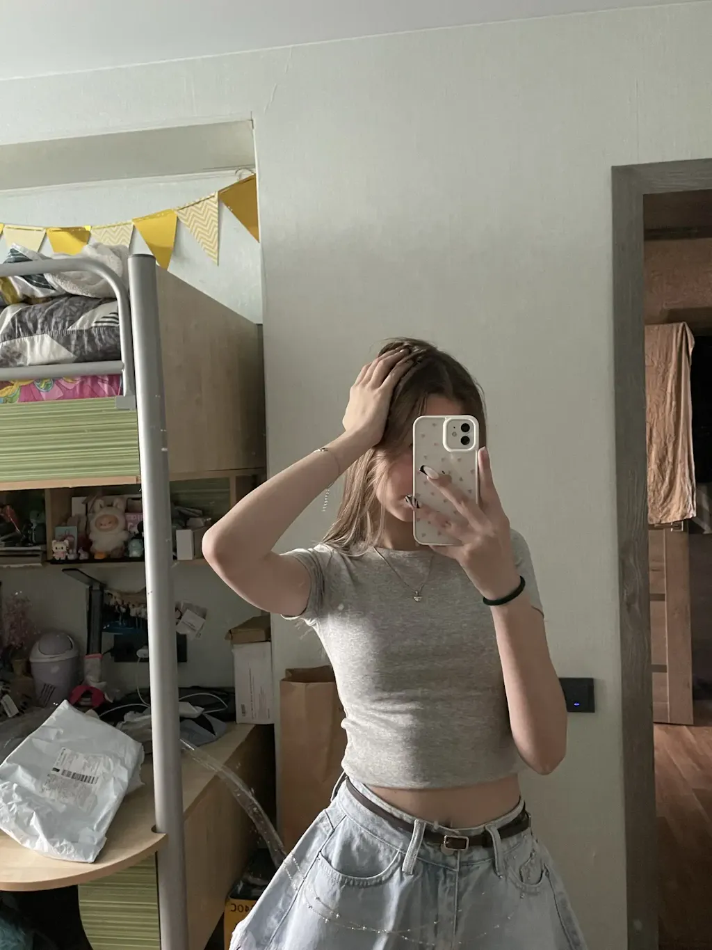 Soft Crewneck Crop Tee customer photo