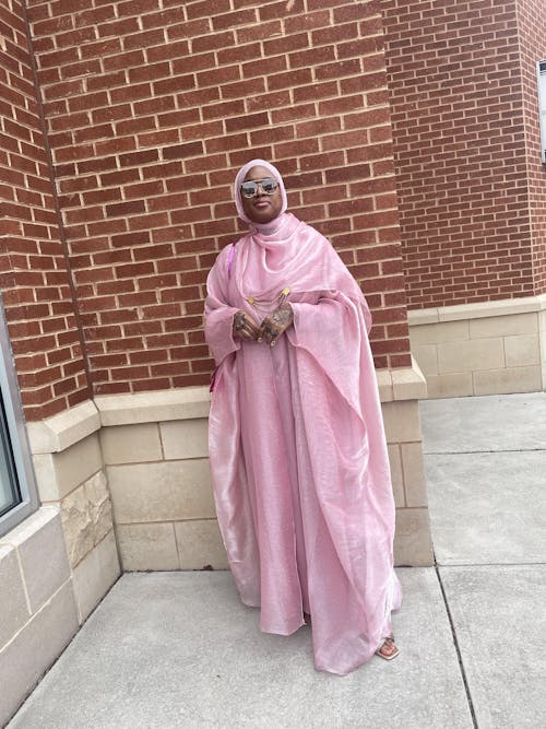 Habiba 3 Piece Abaya in Pink - LIMITED EDITION