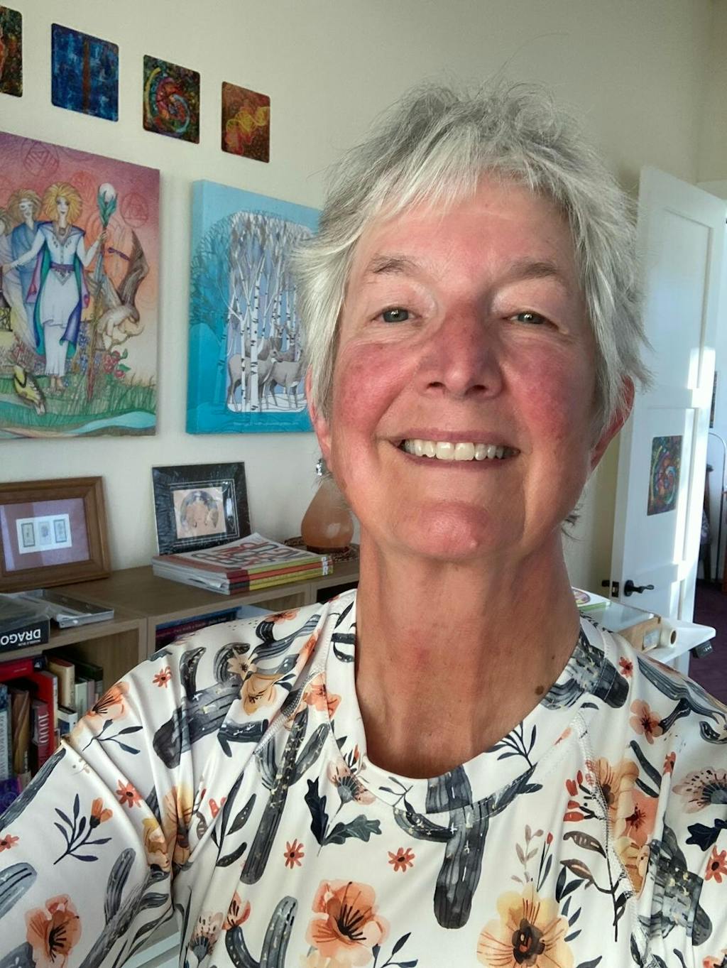 Cactus Sunflower Women's Rash Guard