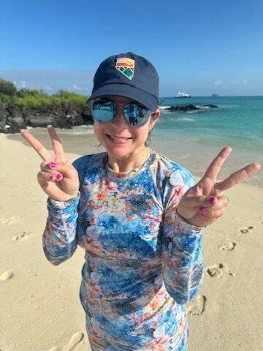 Spotted Eagle Ray Eco Swim Leggings With Pockets