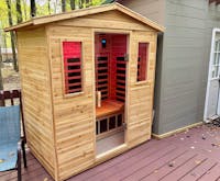 Versa-903VS 3 Person Outdoor Full Spectrum Infrared Sauna Reclining