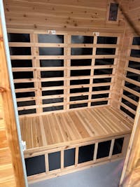 Versa-903VS 3 Person Outdoor Far Infrared Sauna Reclining with Red Light Therapy