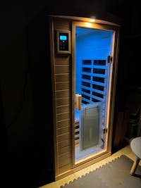 Maxwell-901BH 1 Person Ultra-Low EMF Far Infrared Sauna (New (Perfect Box))