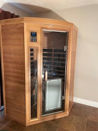Pre-order | Maxwell-907BH Corner 2 Person Ultra-Low EMF Far Infrared Sauna | Restocking Week of Feb 9