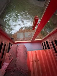 Garner-902VS 2 Person Outdoor Far Infrared Sauna (New (Perfect Box))