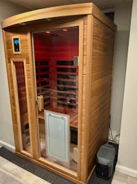 Maxwell-902BH 2 Person Ultra-Low EMF Far Infrared Sauna (Enhanced with Red Light Therapy)