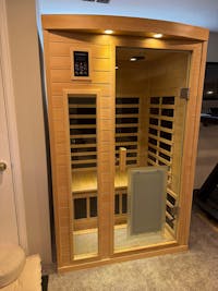 Maxwell-902BH 2 Person Ultra-Low EMF Far Infrared Sauna (Enhanced with Red Light Therapy)