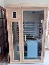 Maxwell-902BH 2 Person Ultra-Low EMF Far Infrared Sauna (Enhanced with Red Light Therapy)