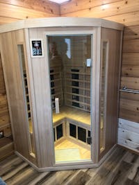 Mix-907BHD 2 Person Corner High-Temp Far Infrared Sauna | 907BHD Restocking Late February
