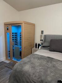 Maxwell-902BH 2 Person Ultra-Low EMF Far Infrared Sauna (Enhanced with Red Light Therapy)