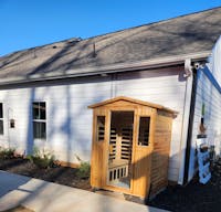 Garner-904VS 4 Person Outdoor Far Infrared Sauna