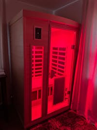 Maxwell-902BH 2 Person Ultra-Low EMF Far Infrared Sauna (Enhanced with Red Light Therapy)