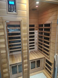 Maxwell-902BH 2 Person Ultra-Low EMF Far Infrared Sauna (Enhanced with Red Light Therapy)
