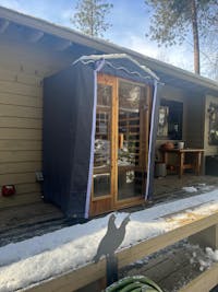 Garner-902VS 2 Person Outdoor Far Infrared Sauna (Enhanced with Red Light Therapy)