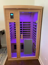 Maxwell-902BH 2 Person Ultra-Low EMF Far Infrared Sauna (Enhanced with Red Light Therapy)