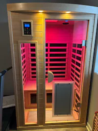 Maxwell-902BH 2 Person Ultra-Low EMF Far Infrared Sauna (Enhanced with Red Light Therapy)