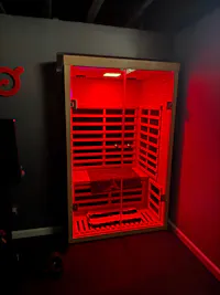 (Refinished) Ample-902SH 2 Person Ultra-Low EMF Far Infrared Sauna