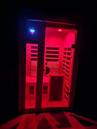 Maxwell-902BH 2 Person Ultra-Low EMF Far Infrared Sauna (Enhanced with Red Light Therapy)