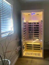 Ample-901SH 1 Person Ultra-Low EMF Far Infrared Sauna | Clearance Sale