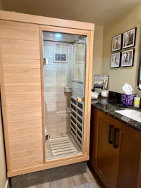 Pre-order | Purity-909MH 1 Person Side Door Far Infrared Sauna | Thicker Wall + Red Light