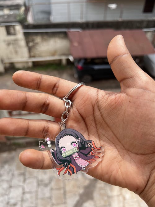 Anime Keychain - Crimson Dream Acrylic Charm Gift