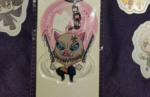 Anime Keychain - Untamed Spirit Acrylic Charm