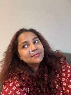 Feather Hoop Nose Ring