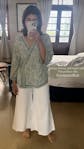 Wildflower Tie Top - Sea Green