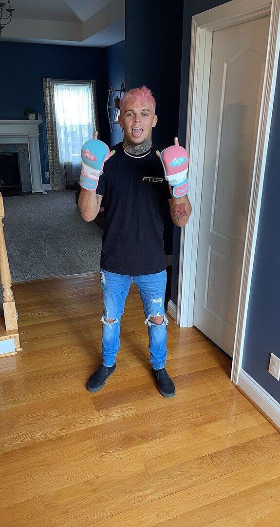 Sean O'Malley Cotton Candy MMA Gloves | Sanabul