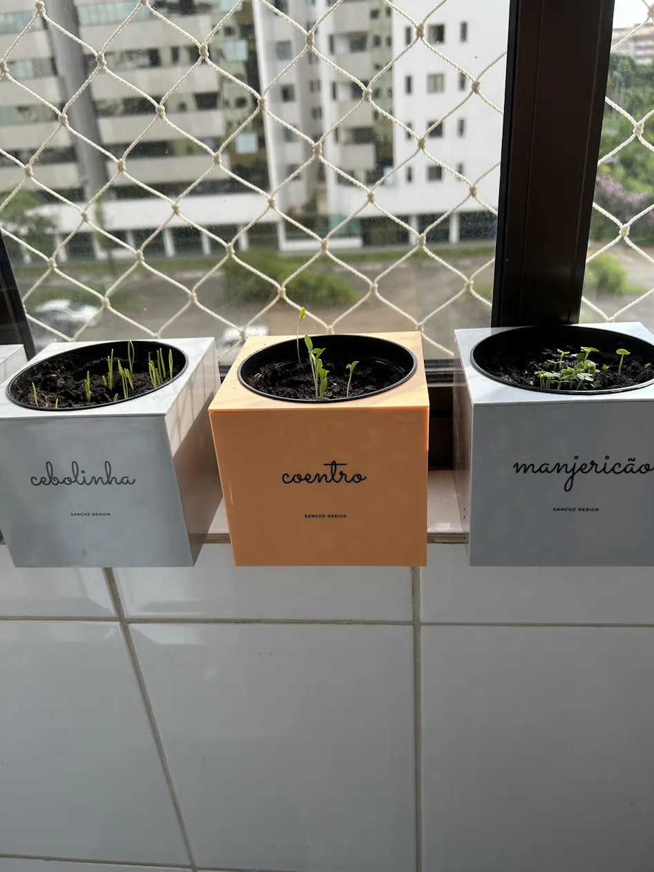 Horta Inteligente Kit Plantio Completo | Sanchz Design