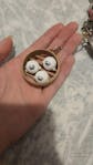 Seal Dim Sum Bun Keychain – Mini Animal Steamer Basket Charm | Kawaii Bao Key Ring for Bags & Accessories
