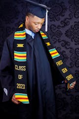 First Gen Grad Class of 2023 Kente Graduation Stole – Sankofa Edition™