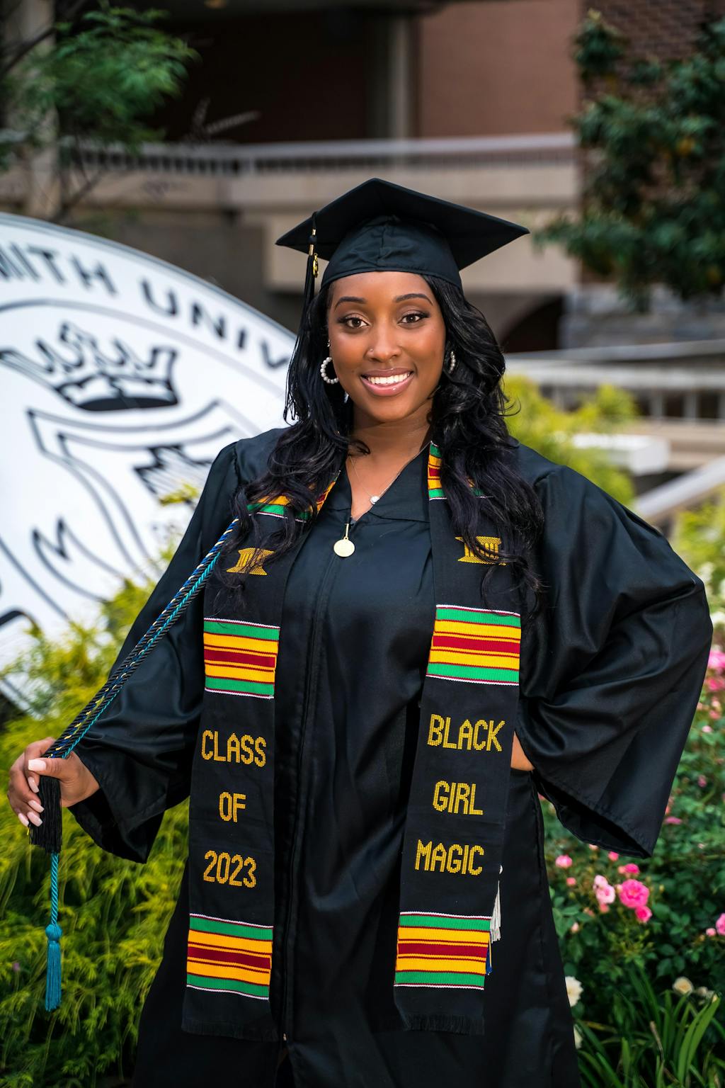 Black Girl Magic Class of 2023 Authentic Handwoven Kente Cloth Graduat ...