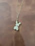 Gold-Plated Bunny Pendant