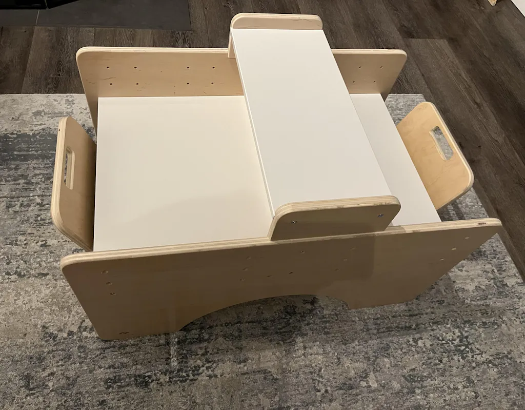 PAPAYA DOUBLE - Adjustable Montessori Table & Chair Set for Two