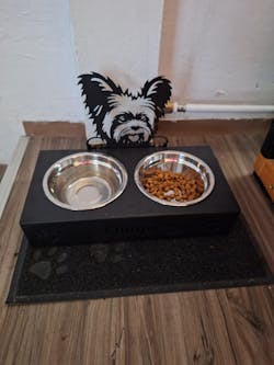 Yorkshire Terrier Personalisierter Name Haustier Futterschüssel Halter