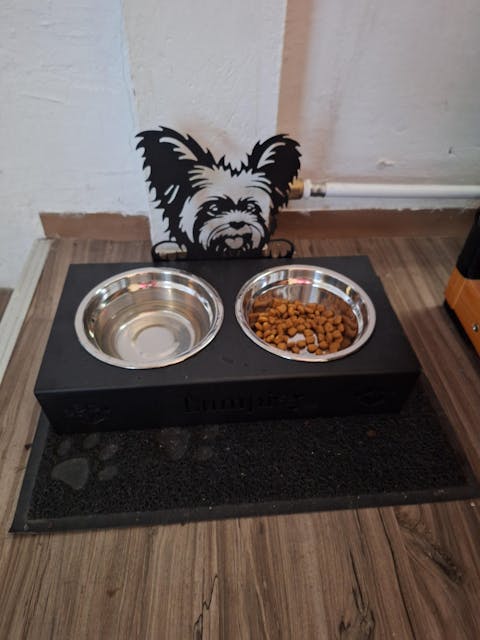 Yorkshire Terrier Personalisierter Name Haustier Futterschüssel Halter