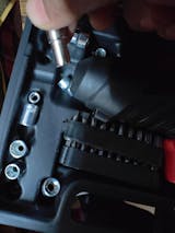 47-in-1 Electric Screwdriver - 3.6V Cordless Drill Driver with 90° Rotating Handle & USB Charging (Black)