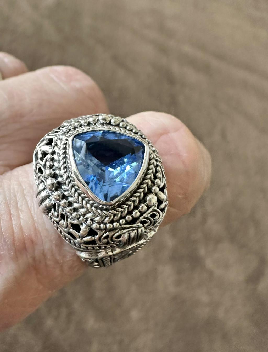 BLUE QUARTZ RING™ - SARDA™ INC