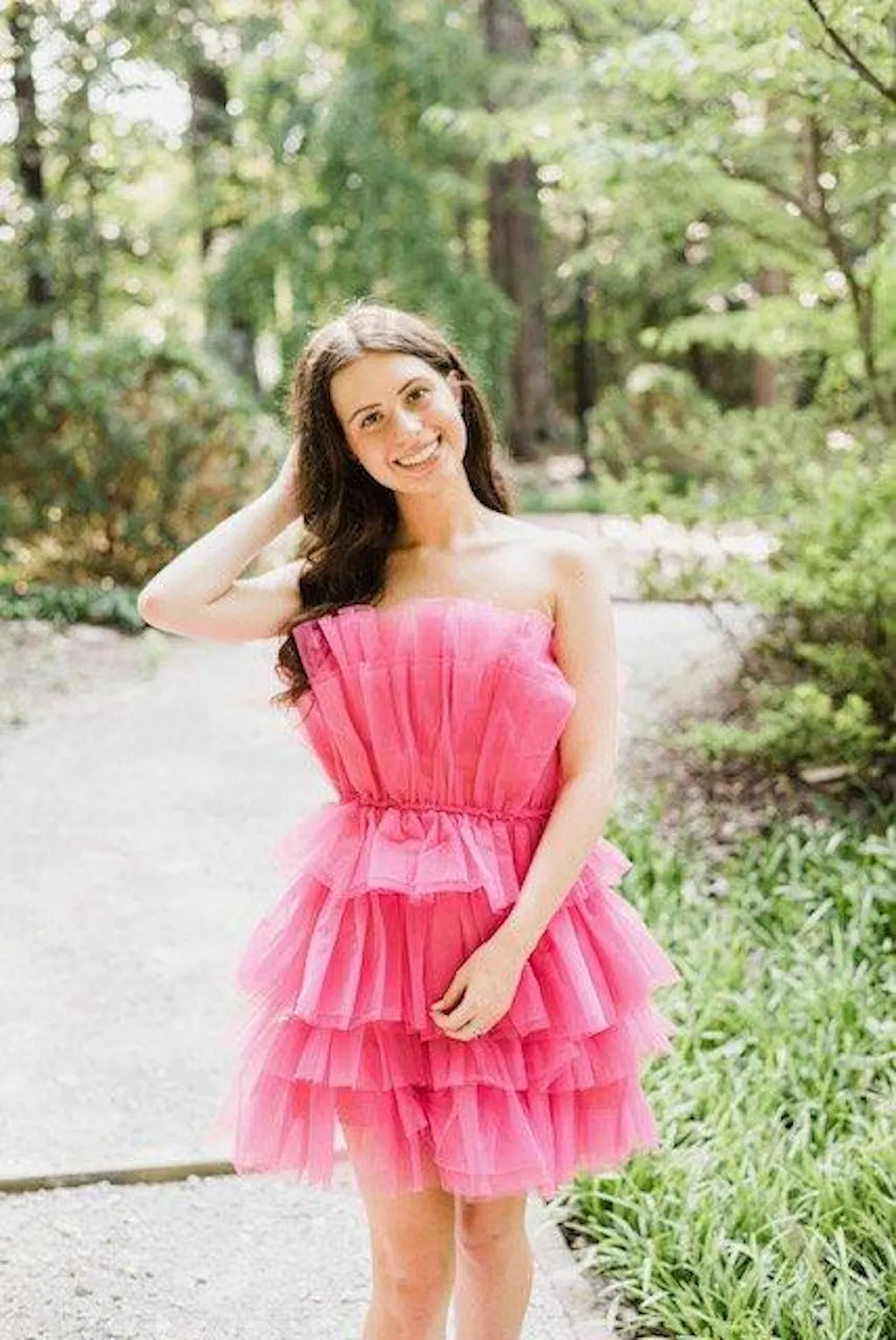 Tulle Good to Be True Hot Pink Tulle Dress | Sassy Shortcake