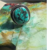Turquoise Ring Sky of Oneness Sterling Silver Size 7.5