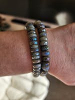 Labradorite Bracelet Rainbow Titanium Light Legend Lore