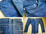SAUCE ORIGIN Chased Sliver Limited Edition 19oz 925 Silver Button Mid-High Rise Straight Fit Selvedge Amekaji Jeans