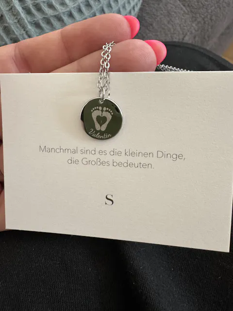 Baby Füße Herz