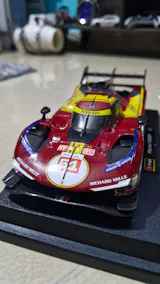2025 Ferrari 499P LMH #50 1:24 Bburago Licensed Diecast Scale Model | 24h Le Mans Collectible